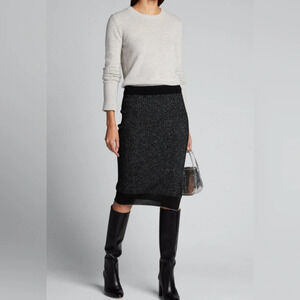 RAG & BONE -  Rower Black & Metallic skirt | Small